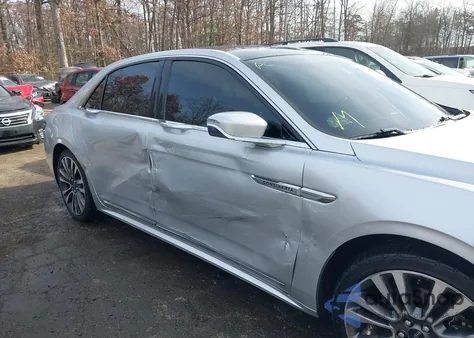 2017 Lincoln Continental Select из США, поврежденный, VIN 1LN6L9TK0H5626886